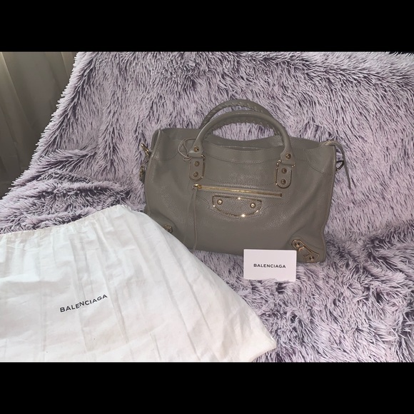Balenciaga Classic Metallic Edge City small tote - Picture 4 of 5